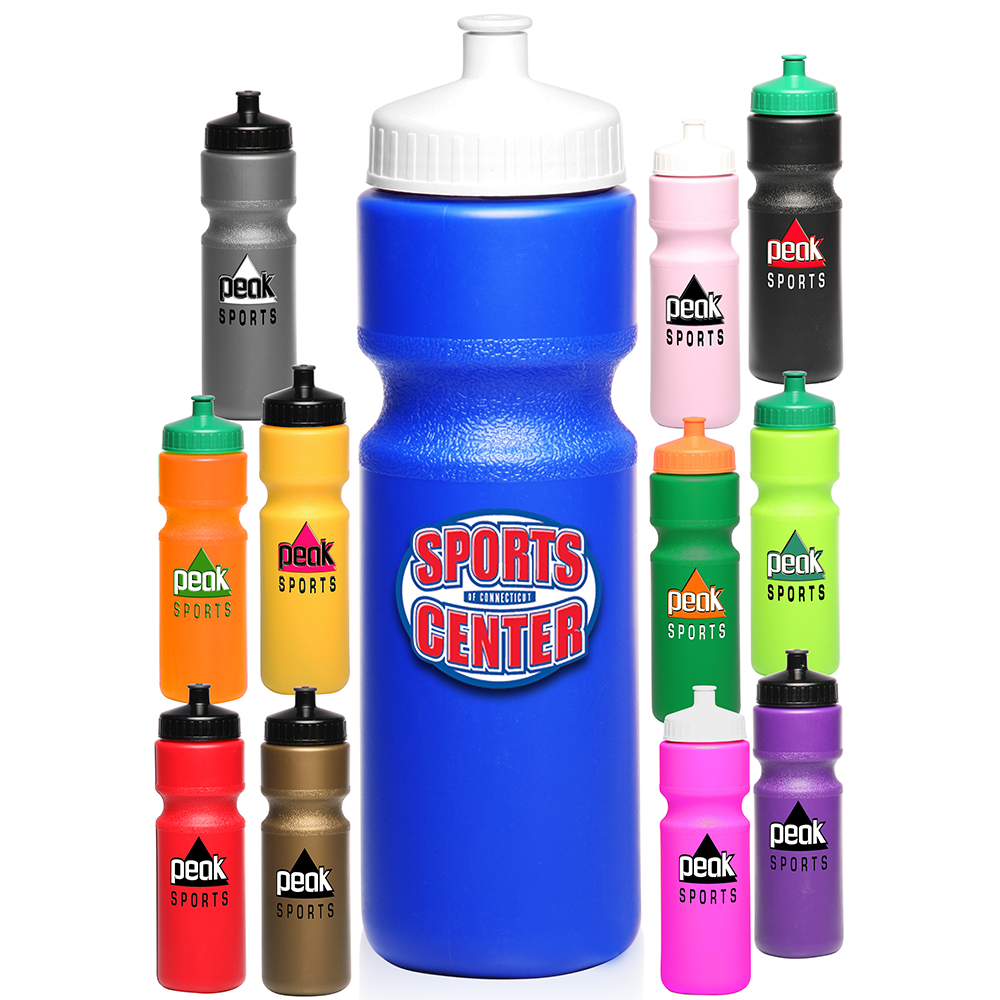 28-oz-push-cap-plastic-water-bottles-custom-green-promos-drinkware