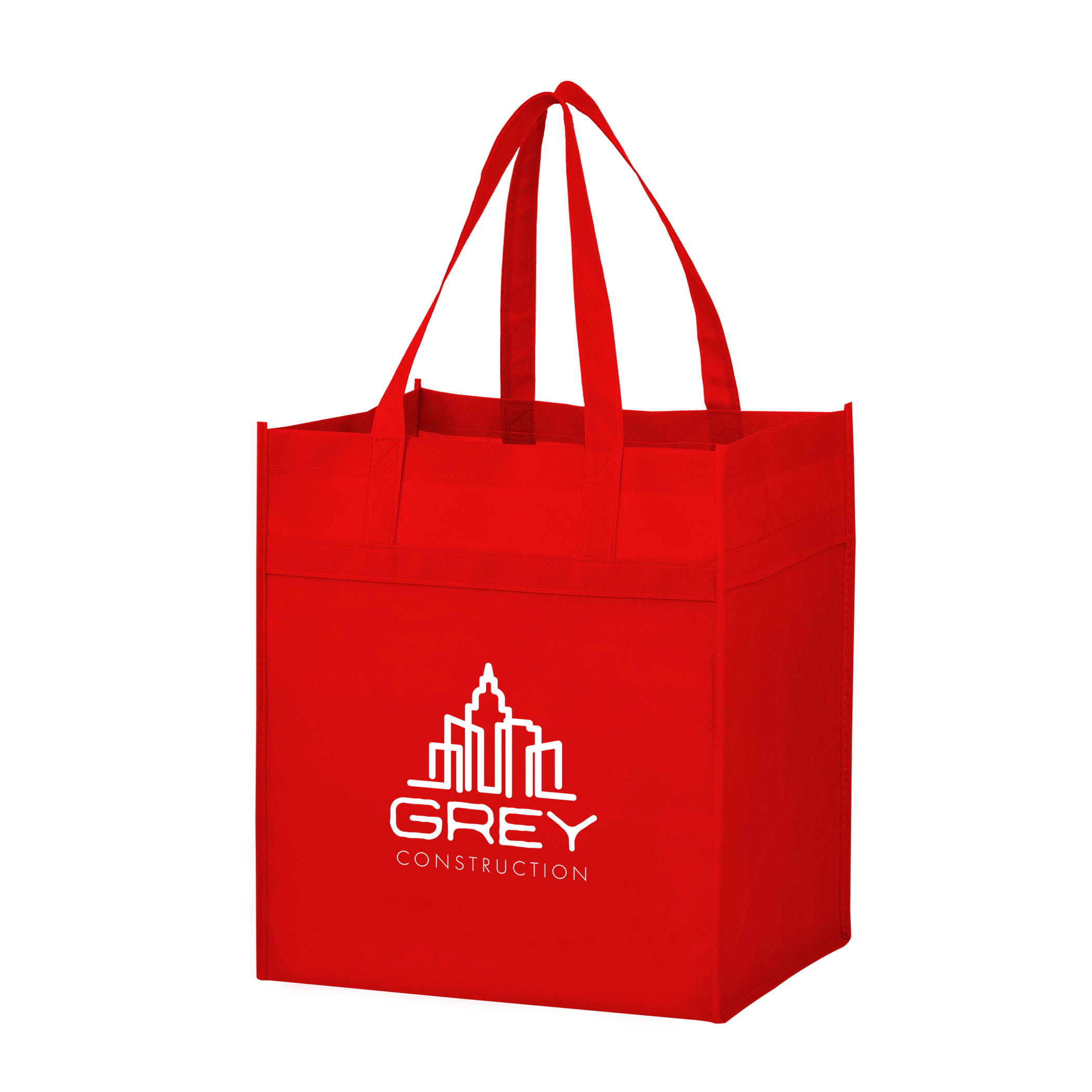 Y2KH131015 Heavy Duty Non Woven Grocery Tote Bag | Custom Green Promos