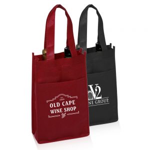Non Woven Vineyard Two Bottle Wine Bags ATOT116