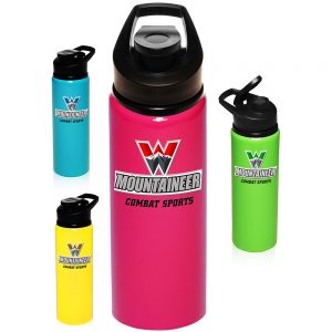 25 oz Aluminum Sports Bottles with Lid AAB155