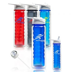 19 oz Dimension Water Bottles with Straw APG243