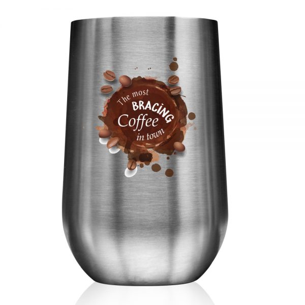 14 oz Stainless Steel Mugs with Side Lock Lid AST40