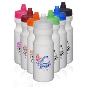 20 oz Plastic Water Bottles with Quick Shot Lid AWB2064