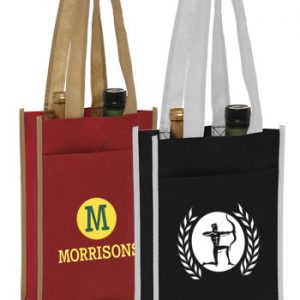 Two Bottle Non-Woven Wine Bags ATOT120